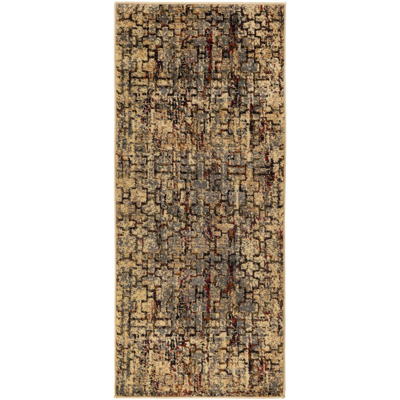 Geometric Indoor Rug, Runner 2'2" x 12'