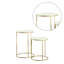 Tables gigognes en marbre Sholto