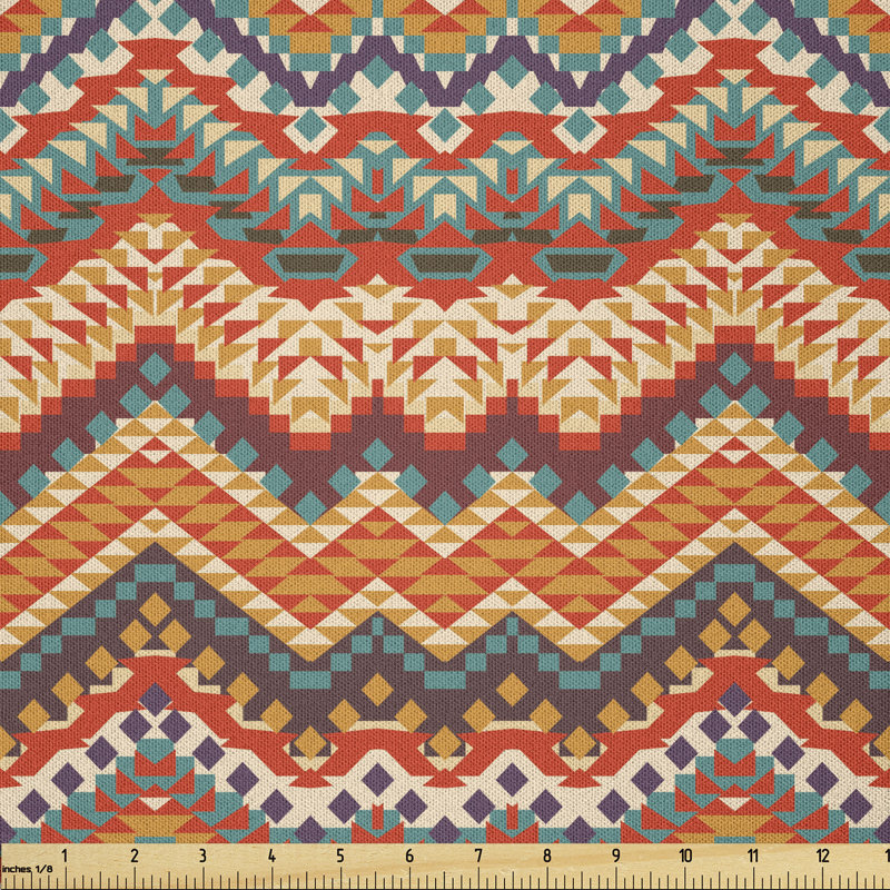 Dabriel Chevron Historical Mayan Fabric