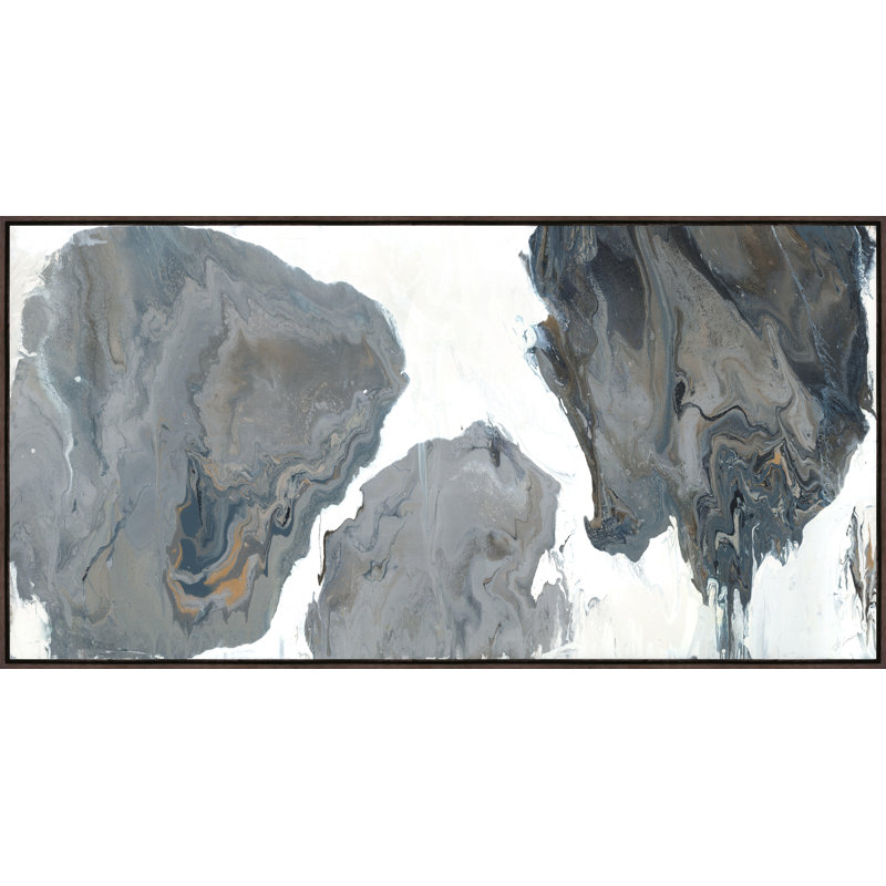 Rain Through Window Print by Bella Lane, Brush Gel Framed, 41.5" H x 81.5" W x 1.5" D