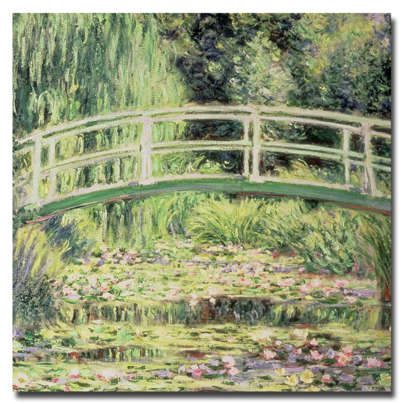 «White Nenuphars, 1899» par Claude Monet, reproduction sur toile, H 35 po x l 35 po x P 2 po