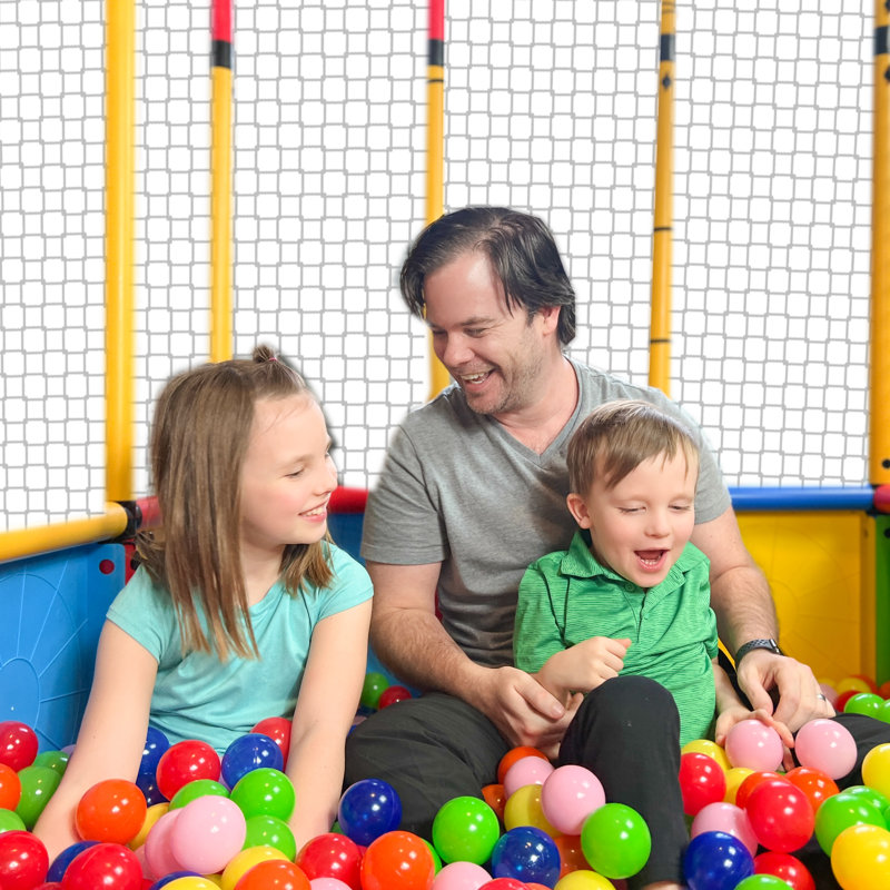 Colorful Plastic Buildable Ball Pit Play Set with Net