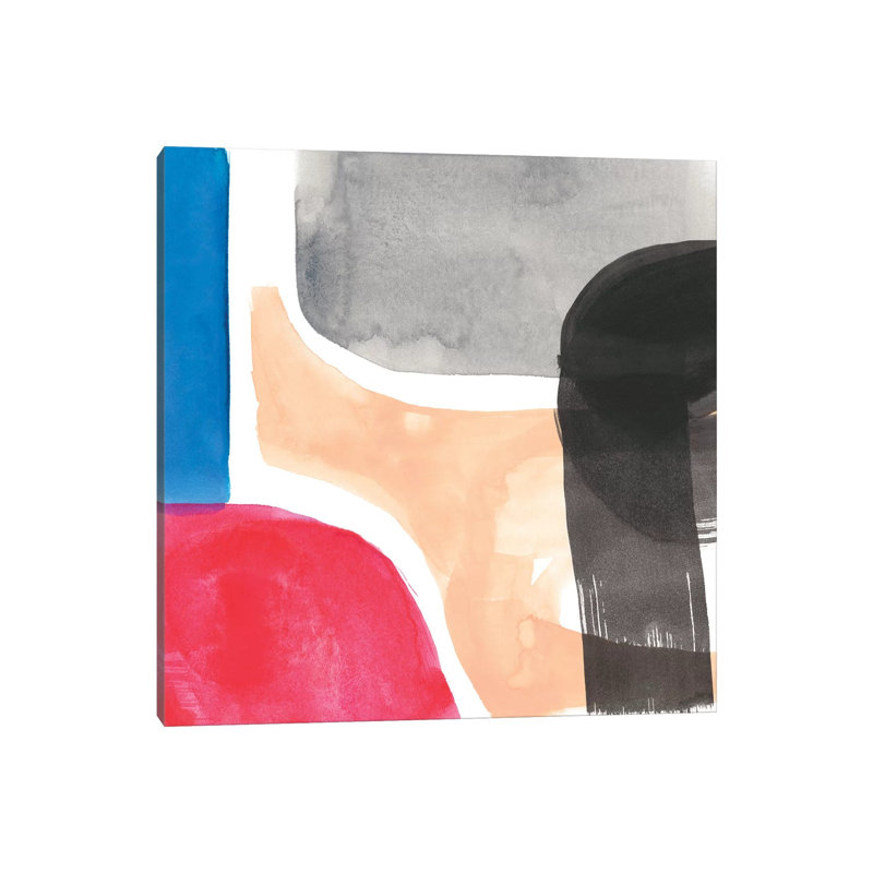 Intersected Shapes I by Jennifer Goldberger - Wrapped Canvas Gallery-Wrapped Canvas Giclée