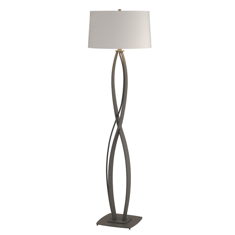 Lampe sur pied Almost Infinity, Lin, Fer naturel