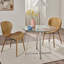 Chaise en similicuir et bois massif-64676487