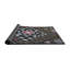 Tapis géométrique noir-47290912