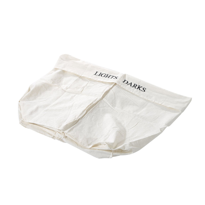 HOMCOM Laundry Basket 100L Collapsible Laundry Hamper, Natural, 63 cm x 32 cm x 52 cm