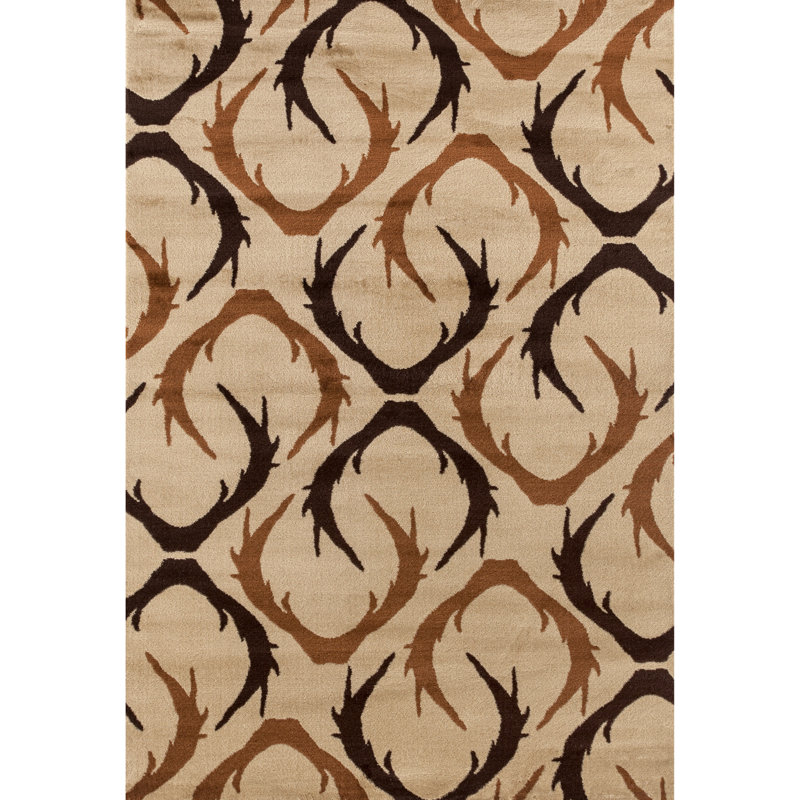 Pippen Synthetic Indoor Rug, Rectangle 7'10" x 10'6"