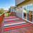 8' x 10' Outdoor Area Rug, 320 GSM Woven Polypropylene, Reversible Waterproof UV-Resistant Design, Foldable for Patio, Balcony, RV and Picnic Use-948119202-948119261