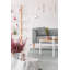 Tapis blanc contemporain en laine naturel noué à la main-88615518