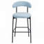 Tabourets de bar en tissu Teddy-1935614062