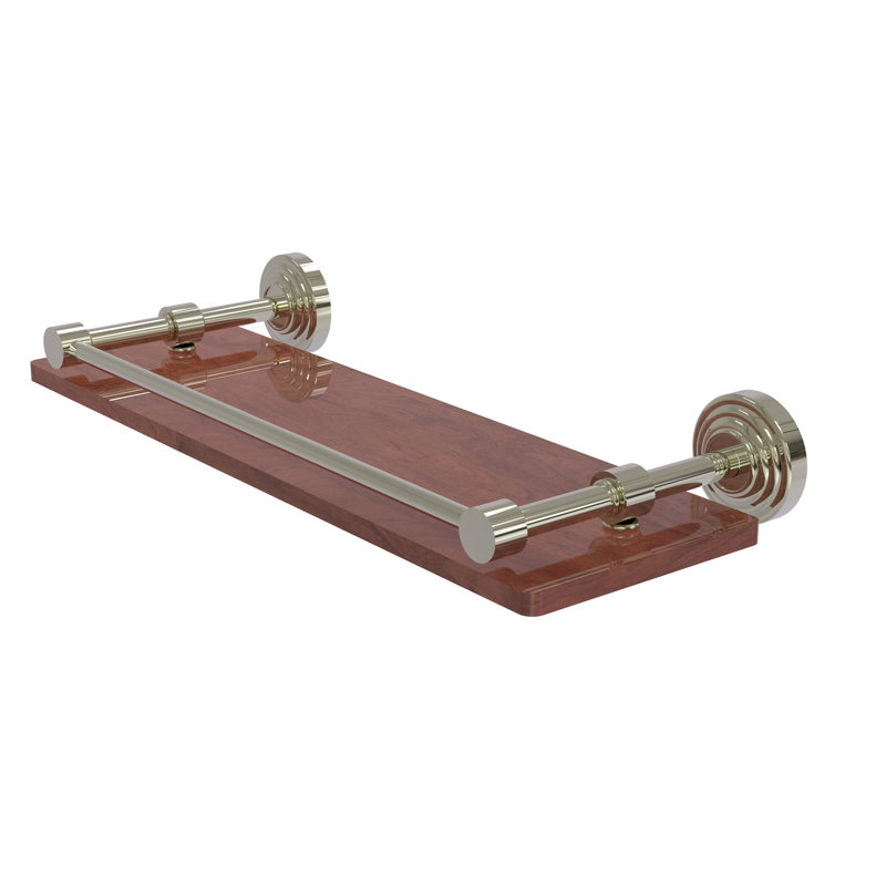 Beresford Bracket Shelf, Polished Nickel, 3" H x 16" W x 5" D