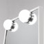 Rectangle LED Metal Mirror，Makeup Mirror with 9 LED Bulbs