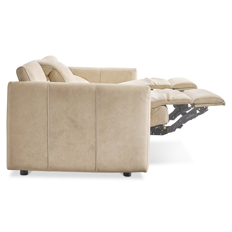 Bernhardt Sierra Leather Power Motion Sofa