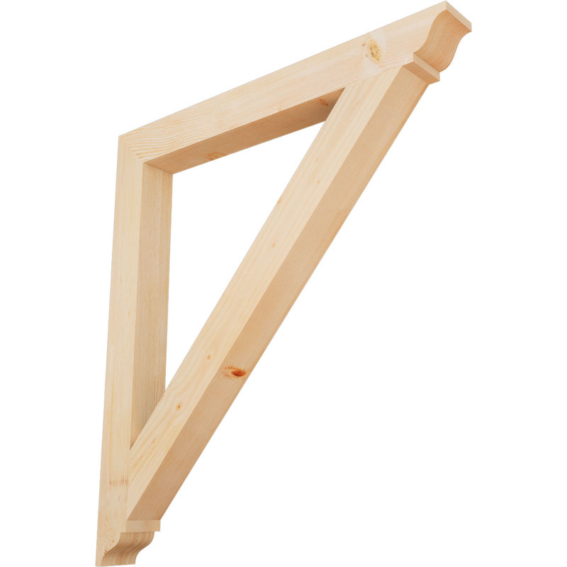 Support traditionnel, Douglas (lisse), H 42 po x l 4 po x P 38 po