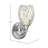 Wall Sconce With 5" Fusion Glass-32465043-32465039