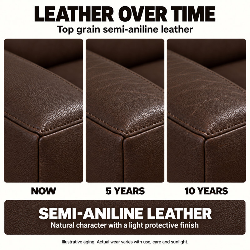 Gran Prix Heirloom Quality Swivel Glider in Buttery Soft 100% Top Grain Leather, Made to Order, Berkshire Cocoa Mousse