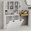 Armoire de salle de bain à deux compartiments inclinable et sale, une solution de rangement compacte et élégante pour les intérieurs modernes