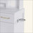 Vanity Desk with LED Mirror Lights and Power Outlet Charging Station, Makeup Dressing Table with 3 Drawers, 7 Shelves and Storage Stool, for Girls and Women-117452725