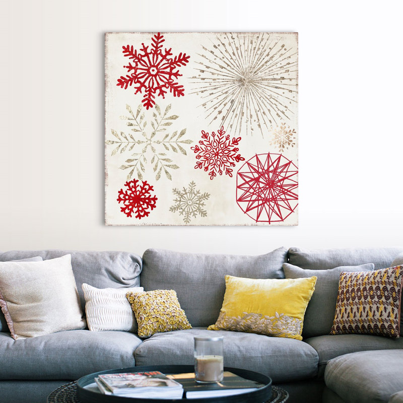 «Merry Christmas Sparkles», reproduction d'art sur toile, H 48 po x l 48 po x P 1,25 po, Toile tendue