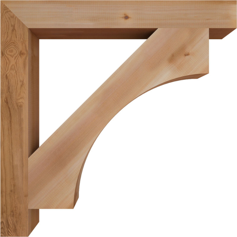 Support Westlake Block, Cèdre rouge de l'Ouest (lisse), H 34 po x l 3,5 po x P 34 po