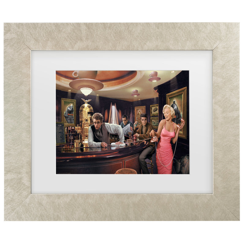 «Java Dreams», art sur toile par Chris Consani, Champagné, H 14,5 po x l 17,5 po x P 0,625 po