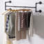 Merissa 109cm Wall Mounted Clothes Rack