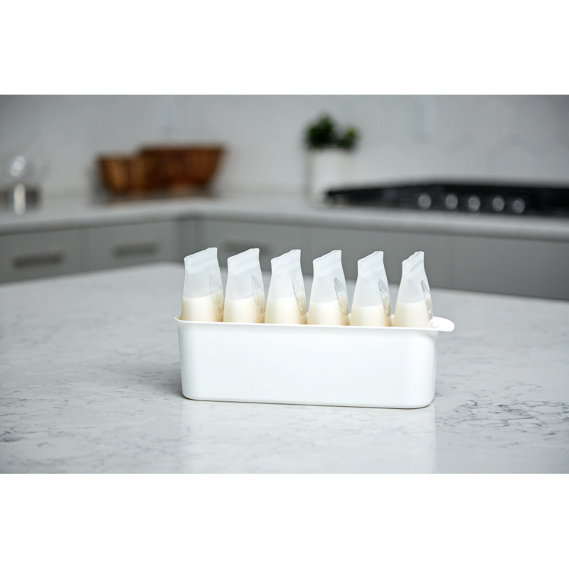Sacs de rangement pour le lait 100% silicone Zip Top