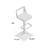 Flagler Swivel Adjustable Height Counter Stool with Metal Frame-19515780