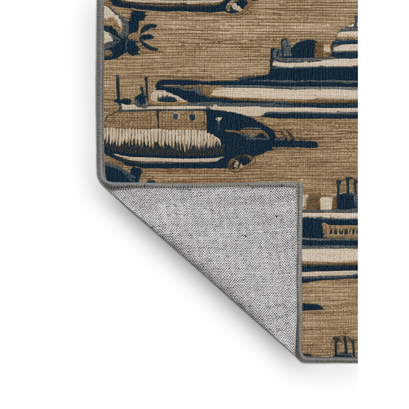  Tapis nautique sous-marin lavable, Rond 4 pi