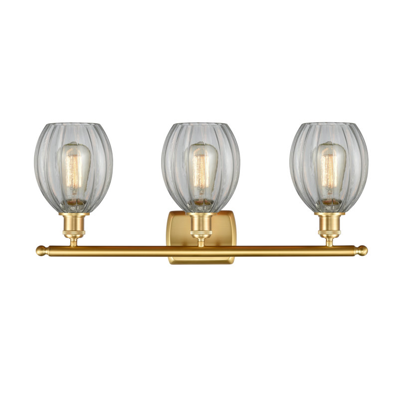 Bolduc 3 - Light Dimmable Vanity Light, Satin Gold