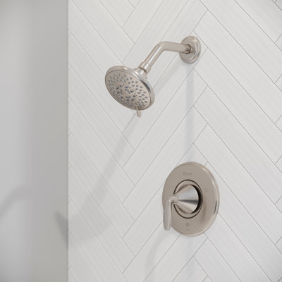 Ensemble de garniture de douche à poignée unique Winfield en nickel brossé