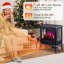 1400-Watt 20" Electric Fireplace Stove Freestanding Indoor Fireplace
