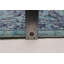 Tapis turquoise noué à la main de conception unique 6 pi 1 po x 8 pi 11 po One Of Kind