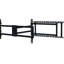 Support mural ajustable pour téléviseur, rotation et inclinaison de 40 à 120 pouces, capacité maximale de 800 x 400 mm, 132 lb pour les téléviseurs de 120 po, avec options d'inclinaison,