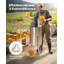 Extracteur de miel électrique, essoreuse à miel à 3 cadres avec couvercle transparent, essoreuse à tambour en acier inoxydable 140W, réglable en hauteur, équipement d'extraction en nid d'abeille pour l'apiculture