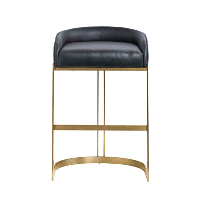 Bradley Genuine Leather Bar Stool