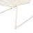 Matte White Iron Chair For Backyard, 26.79" W X 25.39" H, Modern Design, Structure, Assembly Required 24.5" D Frame,