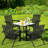 Glascock Acacia Outdoor Lounge Chair-1937156428