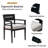 7-piece Outdoor Patio Aluminum Furniture, Modern Dining Set