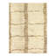 Wool Geometric Area Rug in Beige