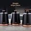 Tower Cavaletto Pieces of 3 Storage Canisters for Tea/ Coffee/ Sugar, Steel-51050356