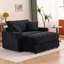 Canapé-lit simple avec repose-pieds amovible et salon-614266236