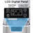COWSAR 44 Lb. Daily Production  Cubic Ice Countertop Ice Maker,Stainless Steel, Self-Cleaning, Chewable,Adjustable thickness, Timer-88343815