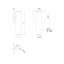 Applique murale à DEL 36 po Lorna 9 po (2 po de diamètre)-120804843-120804847-120804850