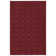 Togut Geometric Tufted Chili Red Area Rug