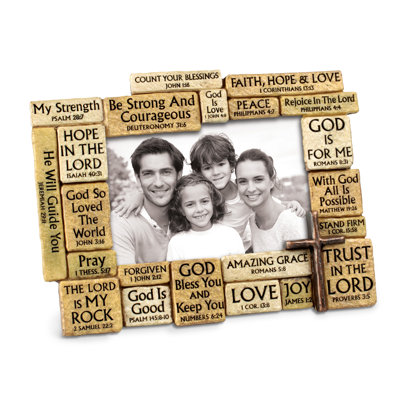 Stacked Stones Picture Frame
