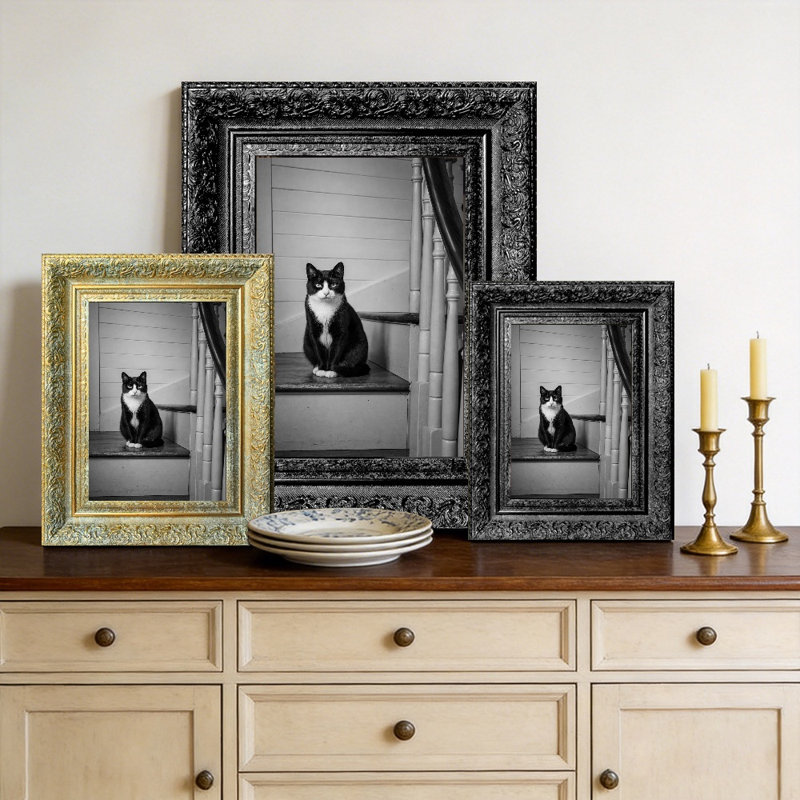 Cadre photo mural 11 pièces x 11 po 11 pièces pour décor de bureau, Noir, 3, 11 po x 14 po