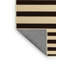 Tapis beige à rayures horizontales lavable à la machine-320159547