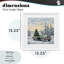 «Green Christmas Tree Truck», reproduction sous verre encadrée, design par Petal Prints Design-257044533-257044528